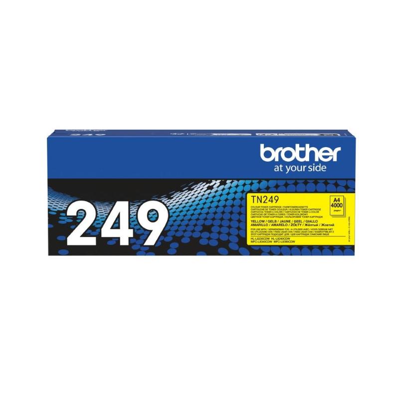 Brother tn-249y cartuccia toner 1 pz originale giallo