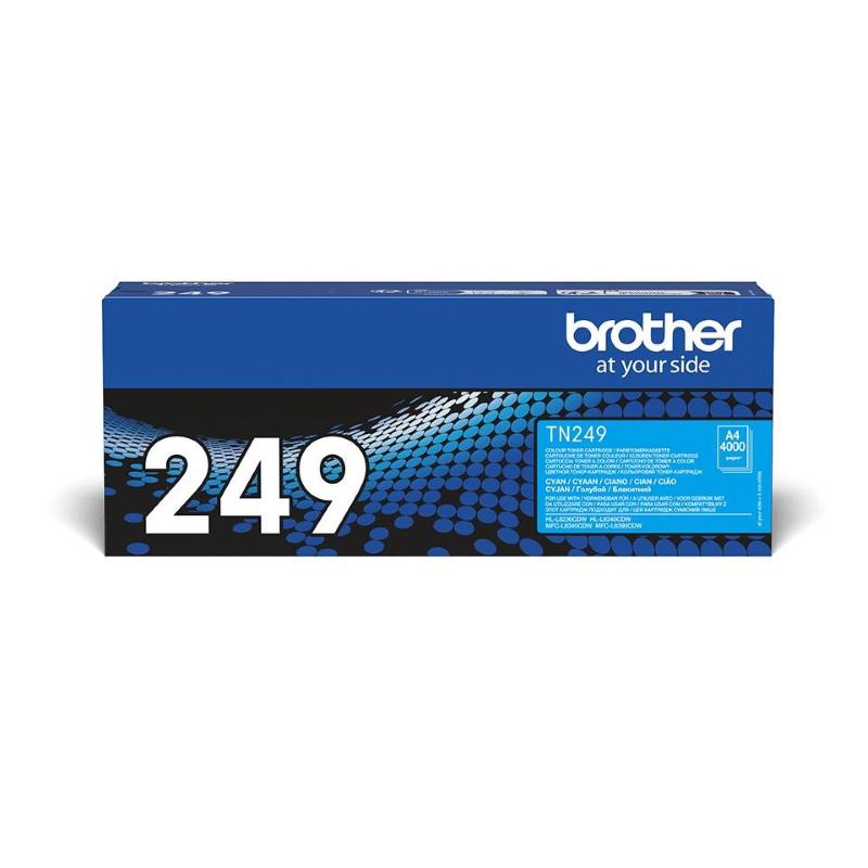 Brother tn-249c cartuccia toner 1 pz originale ciano