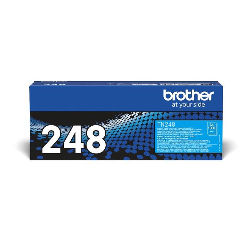 Brother tn-248c cartuccia toner 1 pz originale ciano