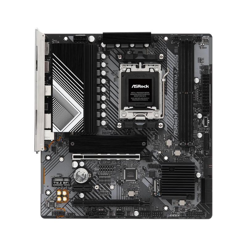 Asrock b650m-hdv/m.2 amd b650 presa di corrente am5 micro atx