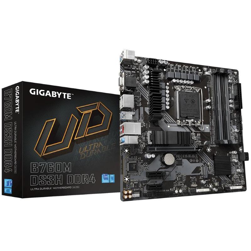 Gigabyte b760m ds3h ddr4 scheda madre intel b760 express lga 1700 micro atx