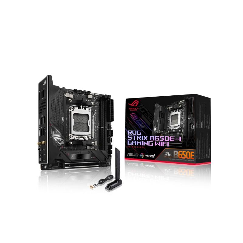 Asus rog strix b650e-i gaming wifi amd b650 presa di corrente am5 mini itx