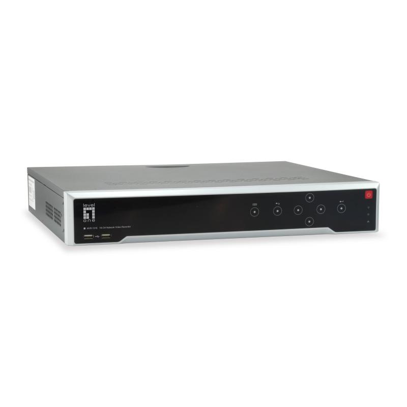 Levelone nvr-1316 videoregistratore di rete (nvr) nero