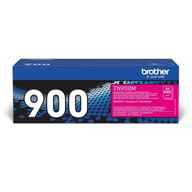 Brother tn-900m cartuccia toner 1 pz originale magenta