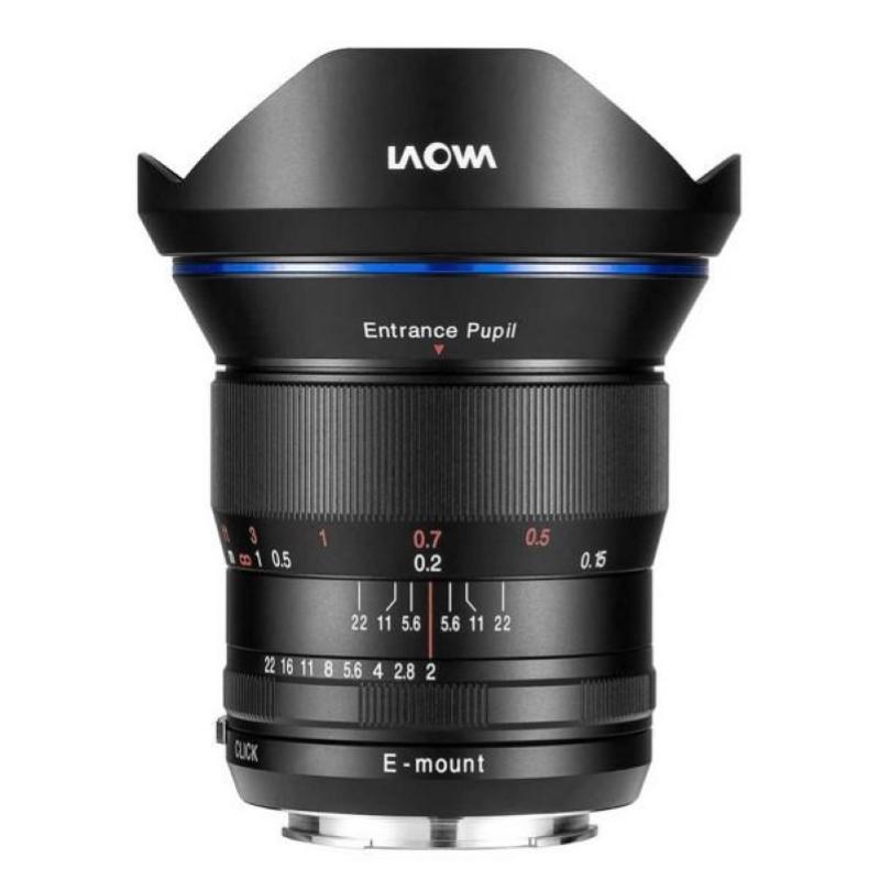 Laowa 15mm f/2 fe zero-d slr obiettivo ultra-ampio nero