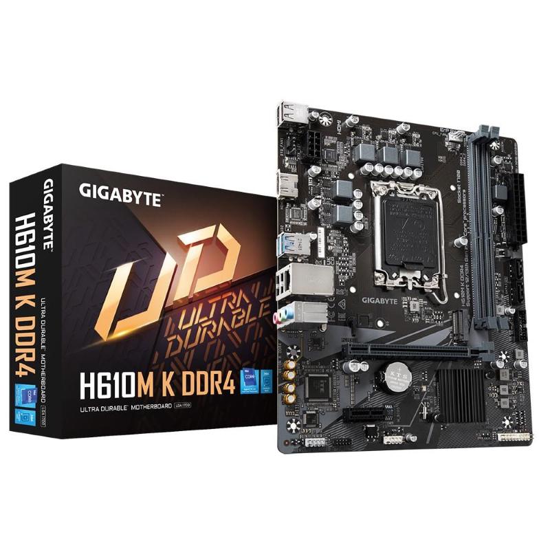 Gigabyte h610m k ddr4 scheda madre intel h610 express lga 1700 micro atx
