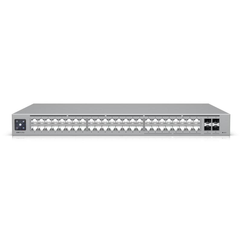 Switch 48p lan gigabit ubiquiti usw-pro-max-48 l3 16p rj45 2,5gb