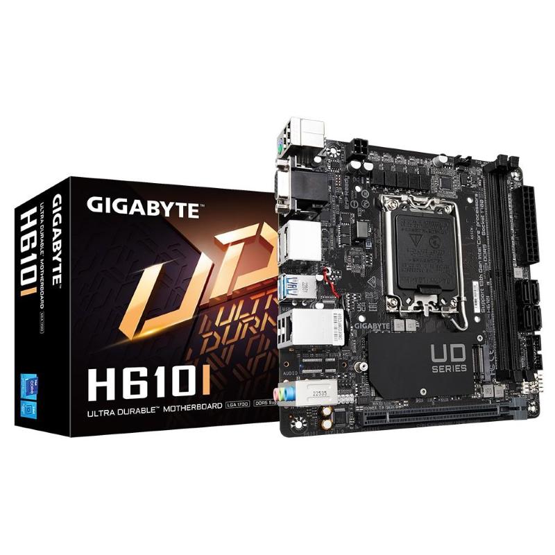 Gigabyte h610i scheda madre intel h610 express lga 1700 mini itx