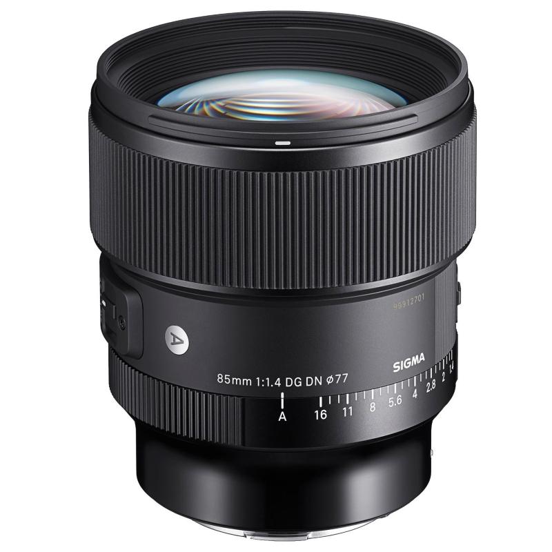 Sigma 85mm / f 1.4 dg dn art milc/srl teleobiettivo nero