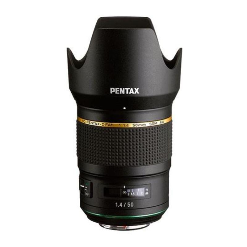 Pentax d fa 50mm f1.4 sdm hd aw w/c milc/srl obiettivi standard nero