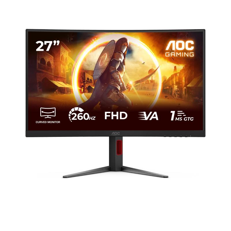 Aoc C27G4Z2 Monitor PC 27" Full HD VA 260 Hz (Nero - Rosso)