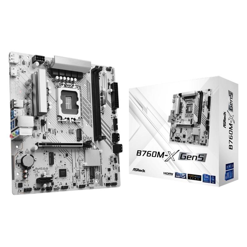 Asrock b760m-x gen5, intel, lga 1700, intel core i5 12th gen, intel core i5 13th gen, intel core i5 14th gen, intel core