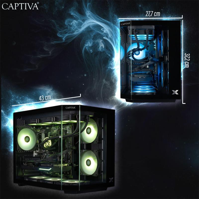 Captiva pc highend gaming r90-031 r7-5700x 32gb/1tb ssd rtx 5070 win 11 - tastiera qwertz