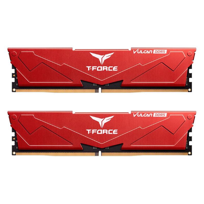 Team group vulcan flrd532g6000hc30dc01, 32 gb, 2 x 16 gb, ddr5, 6000 mhz, 288-pin dimm, rot