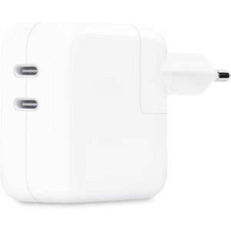 Apple caricatore 35w doppiausb-c iphone ipad watch mw2k3zm/a