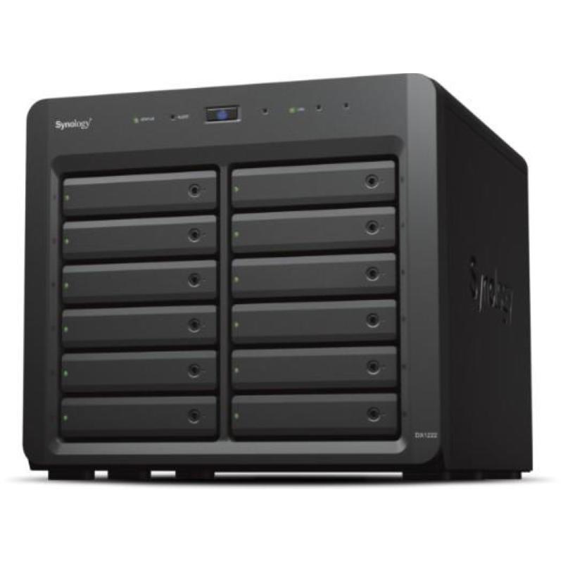 Synology dx1222 contenitore di unità di archiviazione box esterno hdd/ssd nero 2.5/3.5\