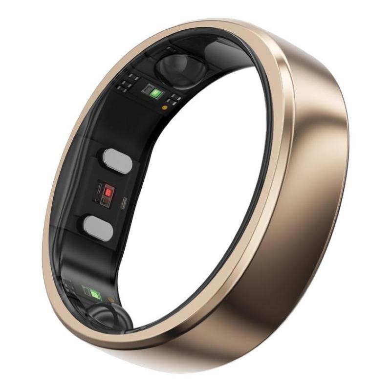 Ringconn smart ring gen2 air fÃ¼r frauen und mÃ¤nner - schlaf- und fitness tracking wearable - herzfrequenz - dÃ¼nengold