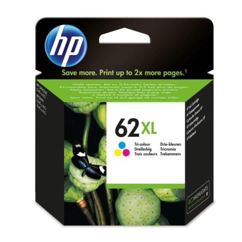 Hp cart ink multicolor 62xl (ciano magenta giallo) 415pag ts