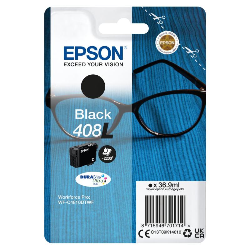 Epson cartuccia black 408l durabrite ultra ink