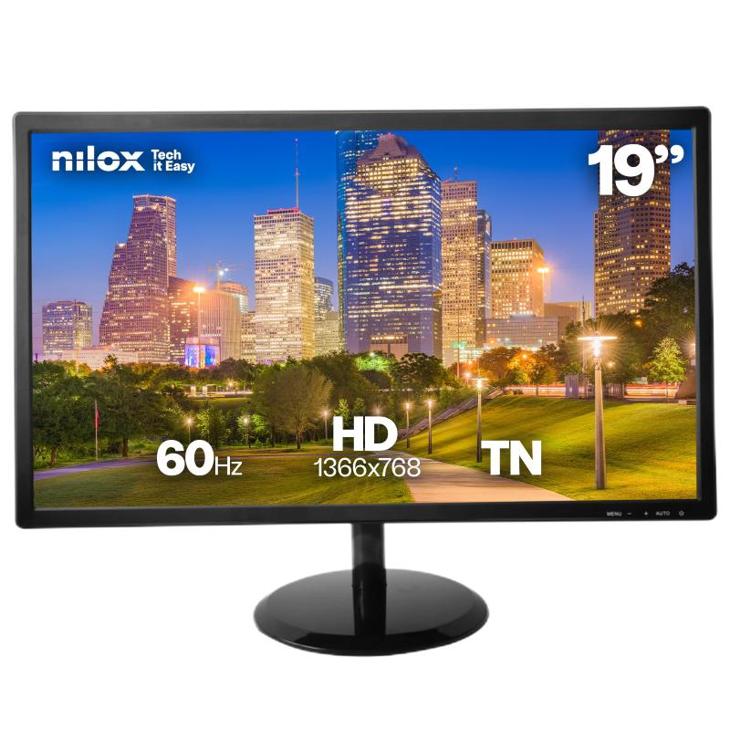 Nilox NXM19FHD22 Monitor PC 19" HD TN 60 Hz (Nero)