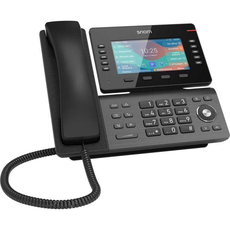Snom d865 telefono ip grigio tft wi-fi