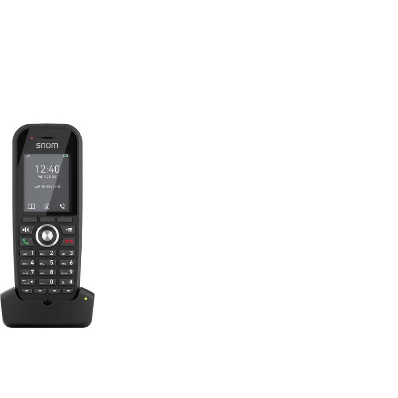 Snom m30 ip dect handset eu telefono dect nero