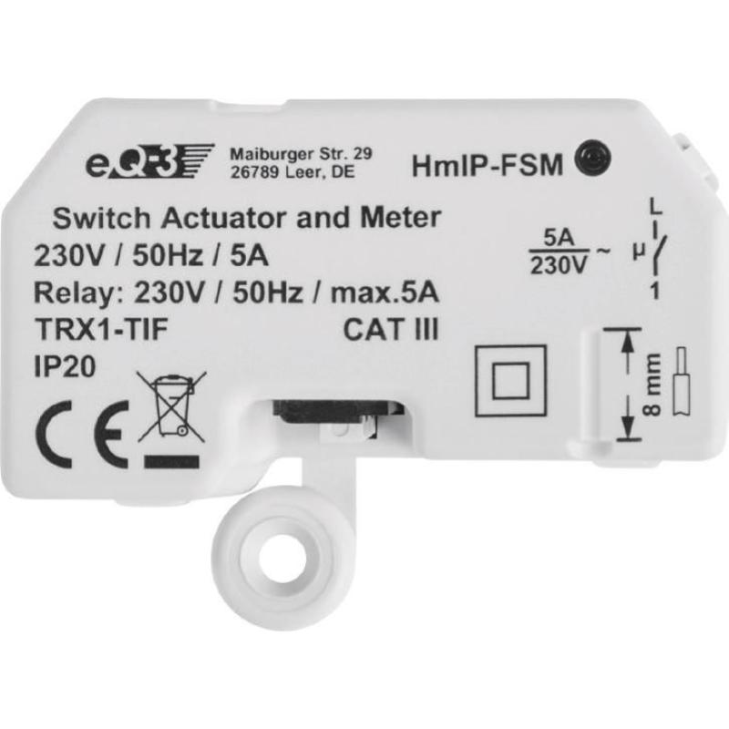 Homematic ip 142721a0 attuatore intelligente domestico attuatore di commutazione