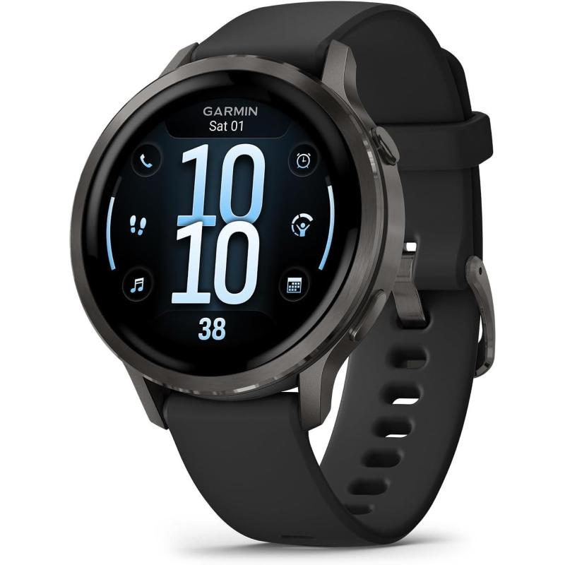 Garmin Nero Venu 4 Bluetooth Gps 41Mm Amoled Resistenza All'acqua 5Atm Spo2 Cardio Sonno - Immagine 5