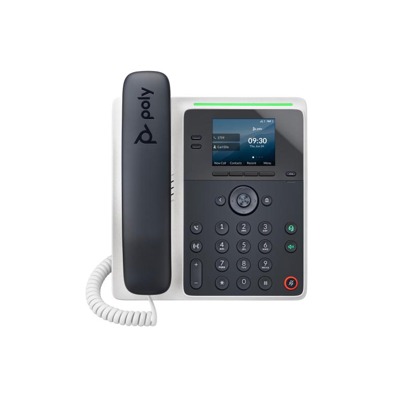 Poly telefono ip edge e100 abilitato per poe