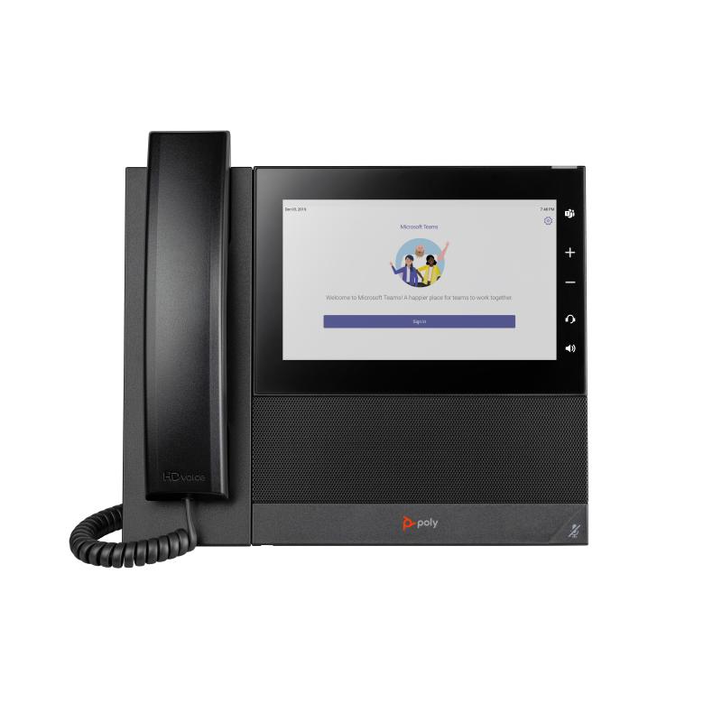 Poly telefono multimediale aziendale ccx 600 per microsoft teams e abilitato per poe