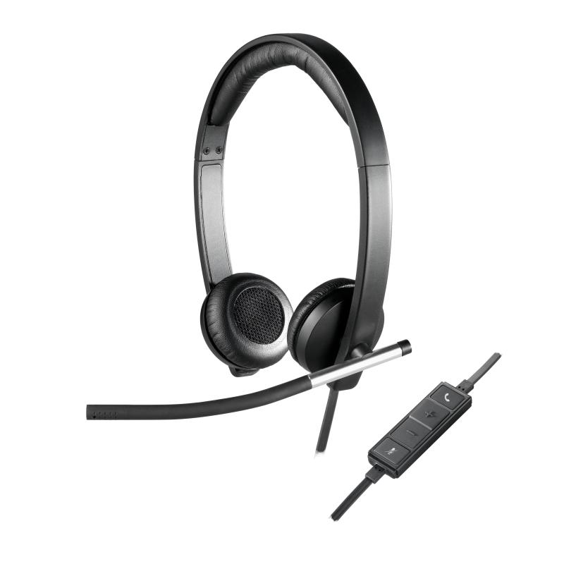 Logitech Cuffia Con Microfono H650e Business Con Cancellazione Del Rumore - Immagine 11