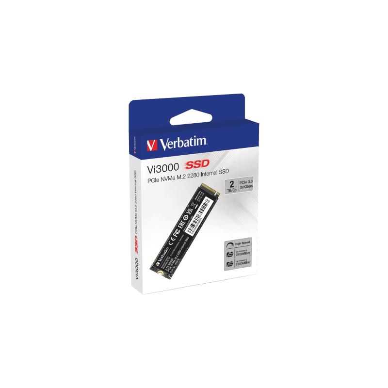 Verbatim vi3000 m.2 2 tb pci express 3.0 nvme