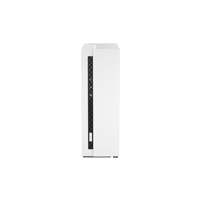 Qnap ts-133 server nas e di archiviazione tower collegamento ethernet lan bianco