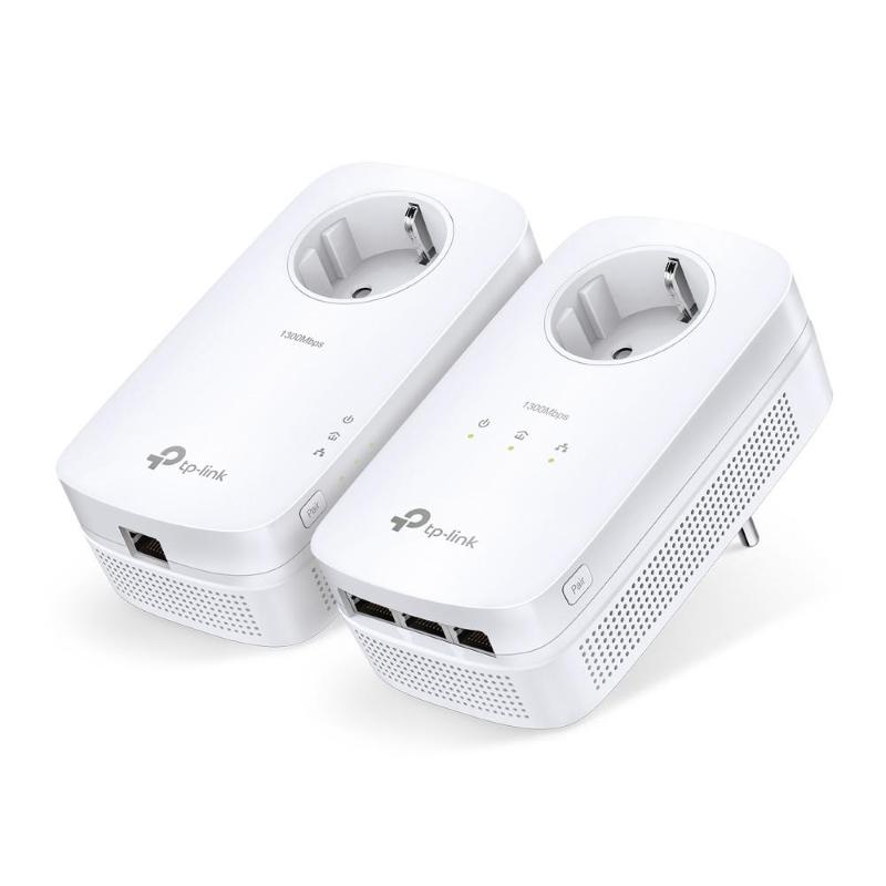Tp-Link Bianco Kit Tl-Pa8033p (1300 Mbit/S), Powerline, - Immagine 3