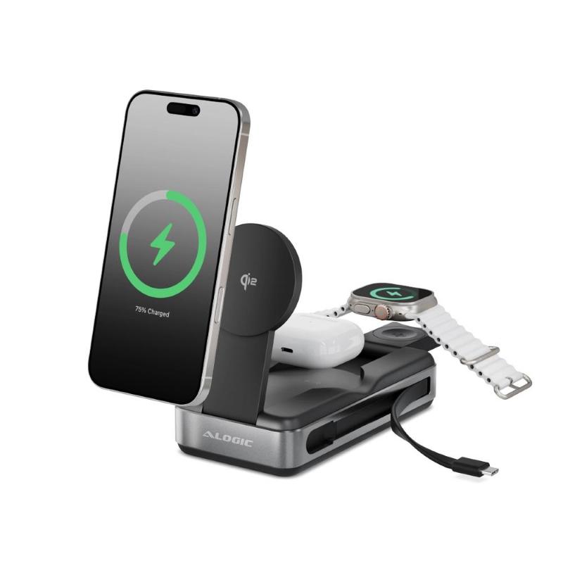 Alogic roam 21000 mah carica wireless nero