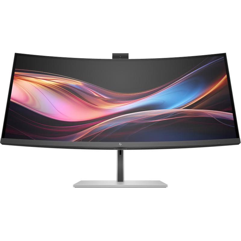 Hp monitor curvo 34 led ips 21:9 wqhd 5ms 400 cdm, srbg 99, webcam, dp/hdmi, serie 7 pro 734pm