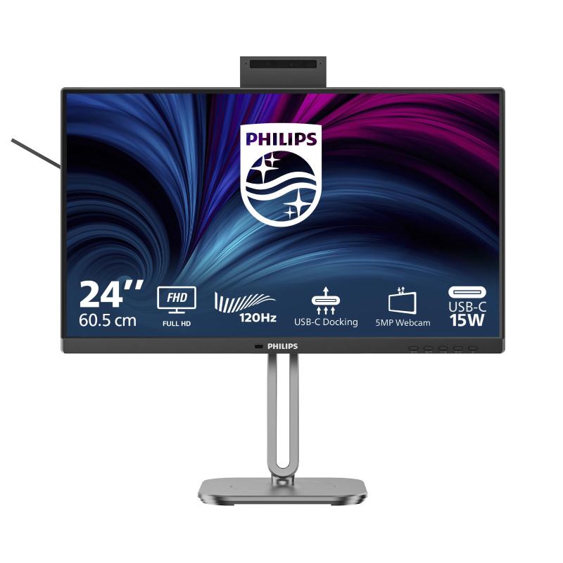 Philips 24B2U4301H Monitor PC 23,8" Full HD IPS 120 Hz (Argento)