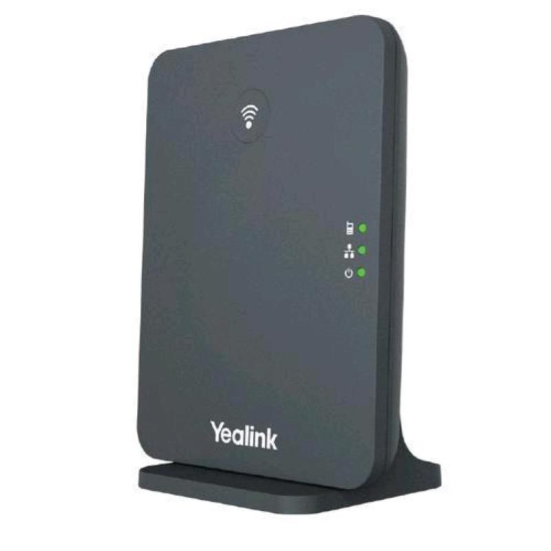 Yealink stazione base telefono cordless dect ip fino a 10 cordless poe colore grigio