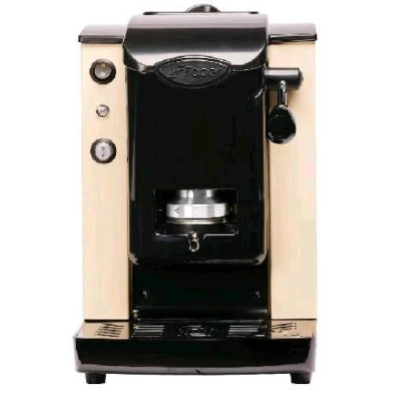 Faber slot plast lite sabbia / nero (spsabnlt) - macchina caffe a cialde - termoregolatore 95 gradi - pressacialda estraibile