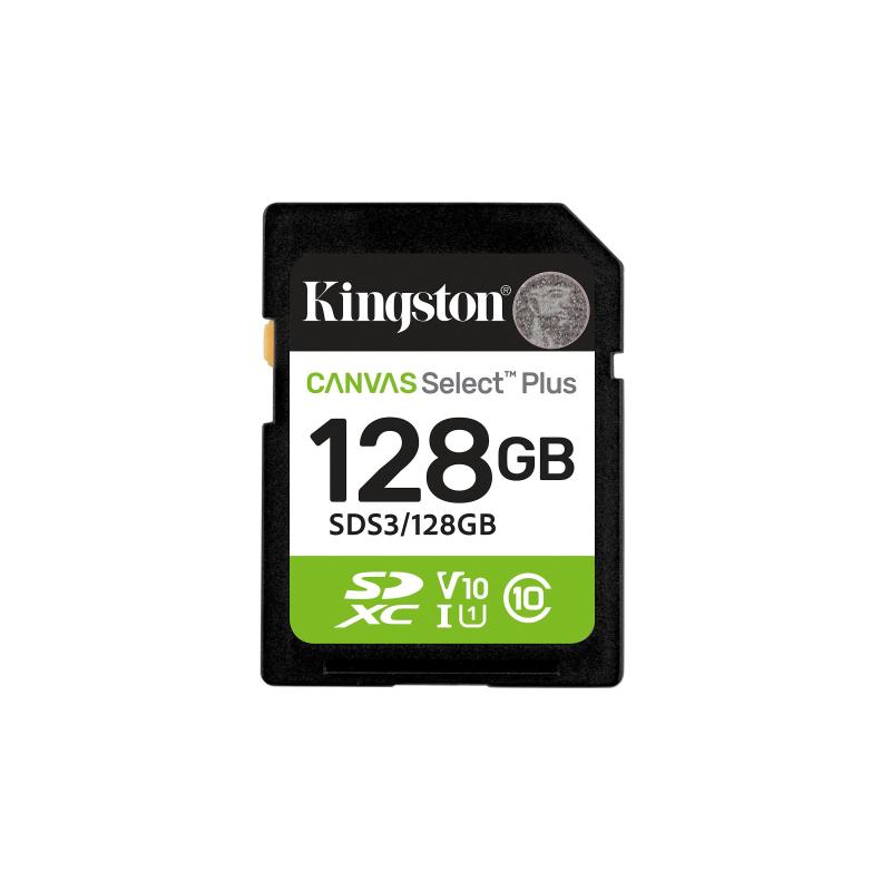 Kingston Technology 128GB SDXC Canvas Select Plus Gen3 150MB/s C10 UHS-I U1 V10 - Immagine 7