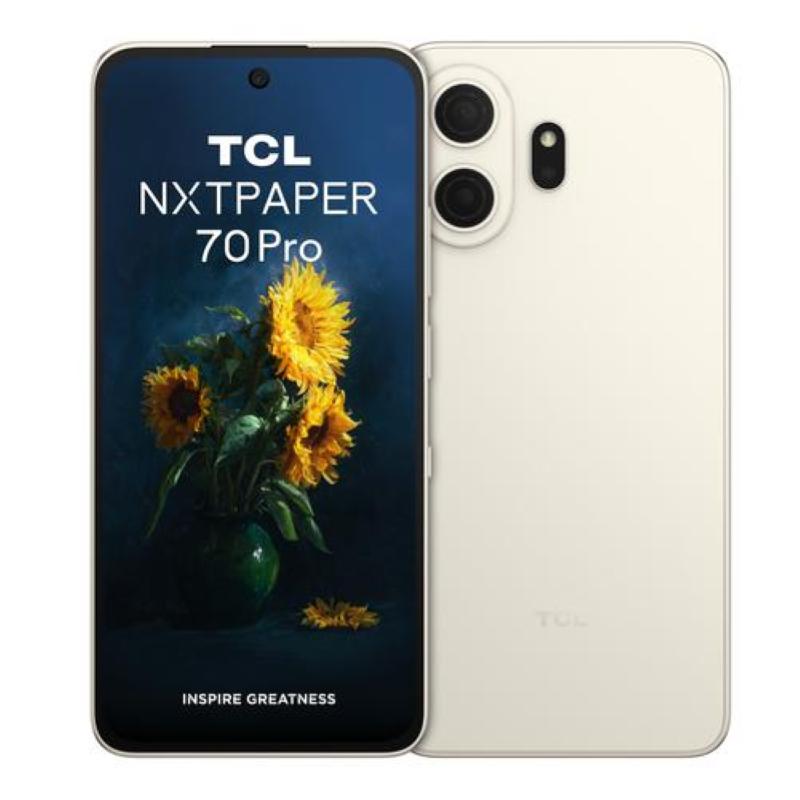 Tcl smartphone nxtpaper 70 pro 256gb version nebula gold