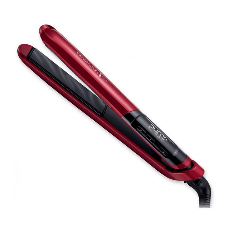 Remington s9600 - piastra per capelli - stretta - ceramica/seta - 235 c - lcd - astuccio