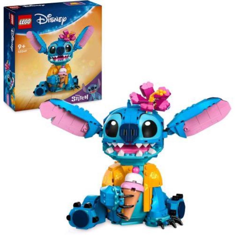 Lego disney stitch personaggio da costruire con parti mobili camicia e cono gelato