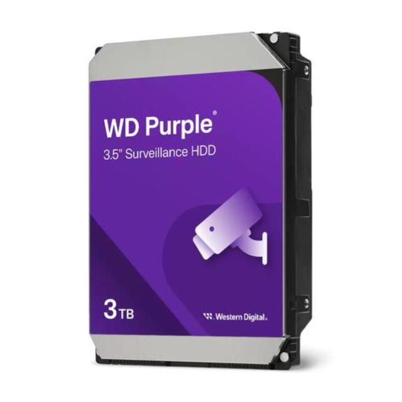 Western digital hdd interno purple pro 3tb 3,5 sata 6gb/s 5400rpm buffer 256mb