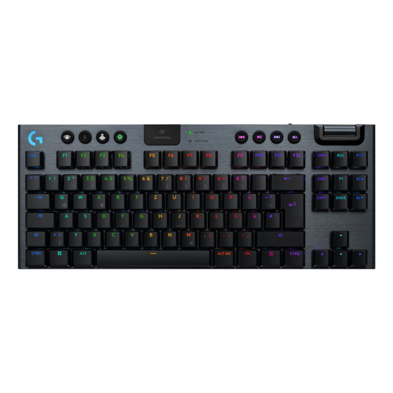 Logitech Nero G915 X Lightspeed Tkl (De, Cablato, Senza Fili), Tastiera, - Immagine 3