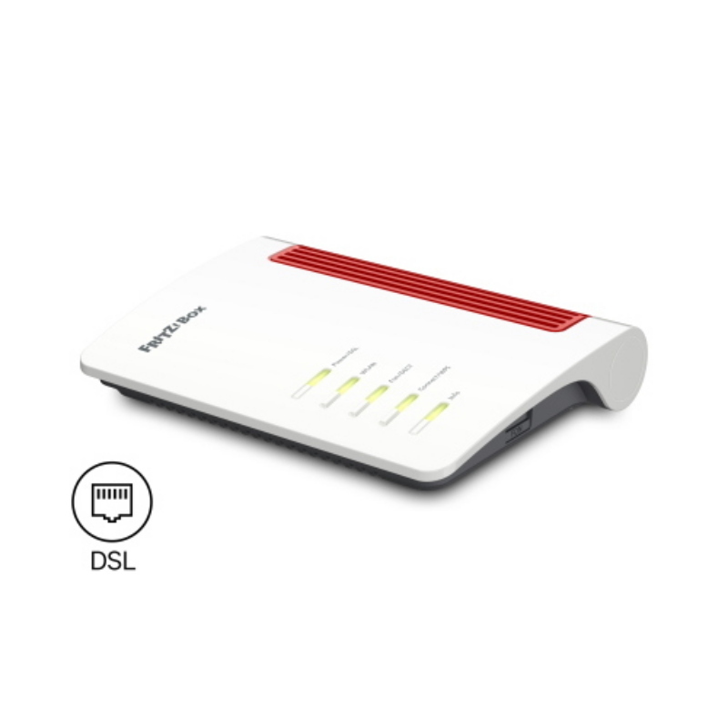 Fritz Box 7630 Edition International Router Wi-Fi 7 3568 Mbps (Bianco - Rosso)