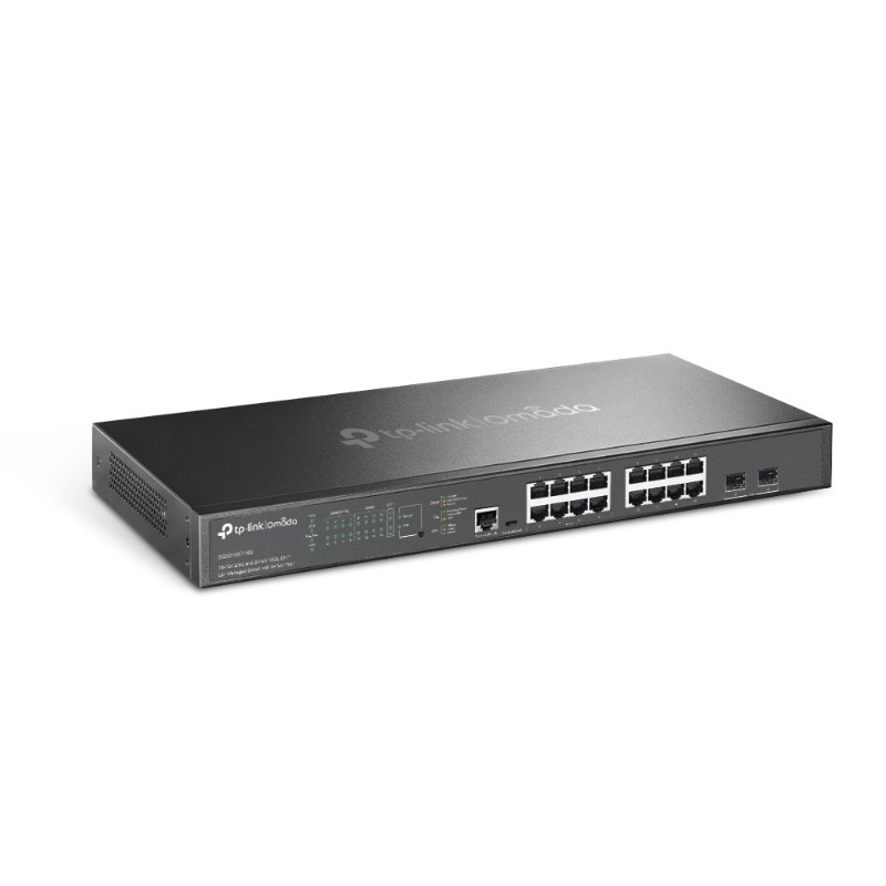 Tp-link omada sg3218xp-m2 switch di rete gestito l2+ 2.5g ethernet (100/1000/2500) supporto power over ethernet (poe) 1u nero