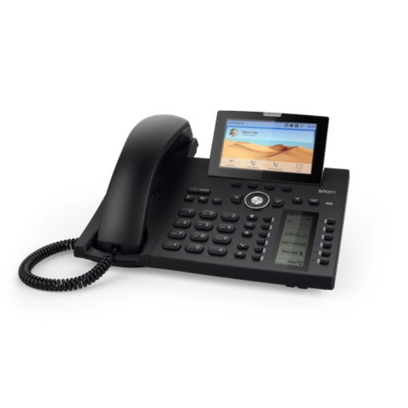 Snom d385 telefono ip nero 12 linee tft