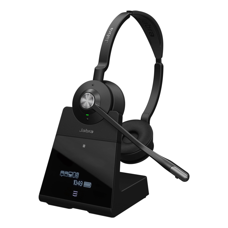 Jabra Nero Auricolari Engage 75 Se Wireless Dect Bluetooth 5.0 Con Microfono Boom E Protezione Uditiva, - Immagine 4