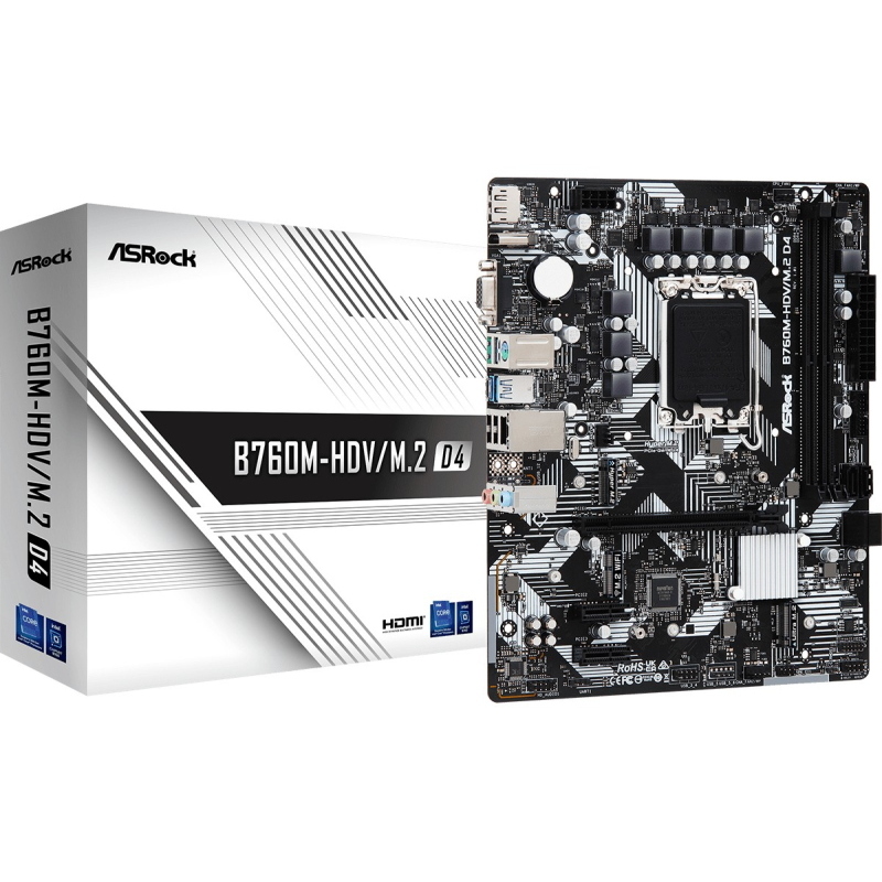 1700 b760m-hdv/m.2 d4 micro atx - Immagine 6